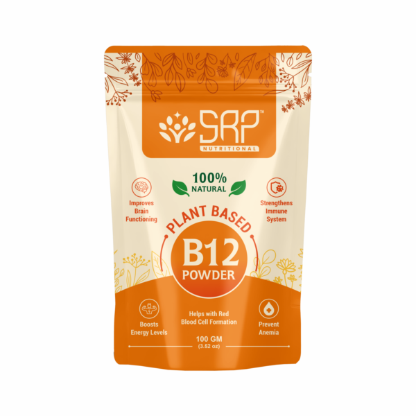 Plant-Based Vitamin B12 Powder | Natural & Vegan | SRP Nutritional