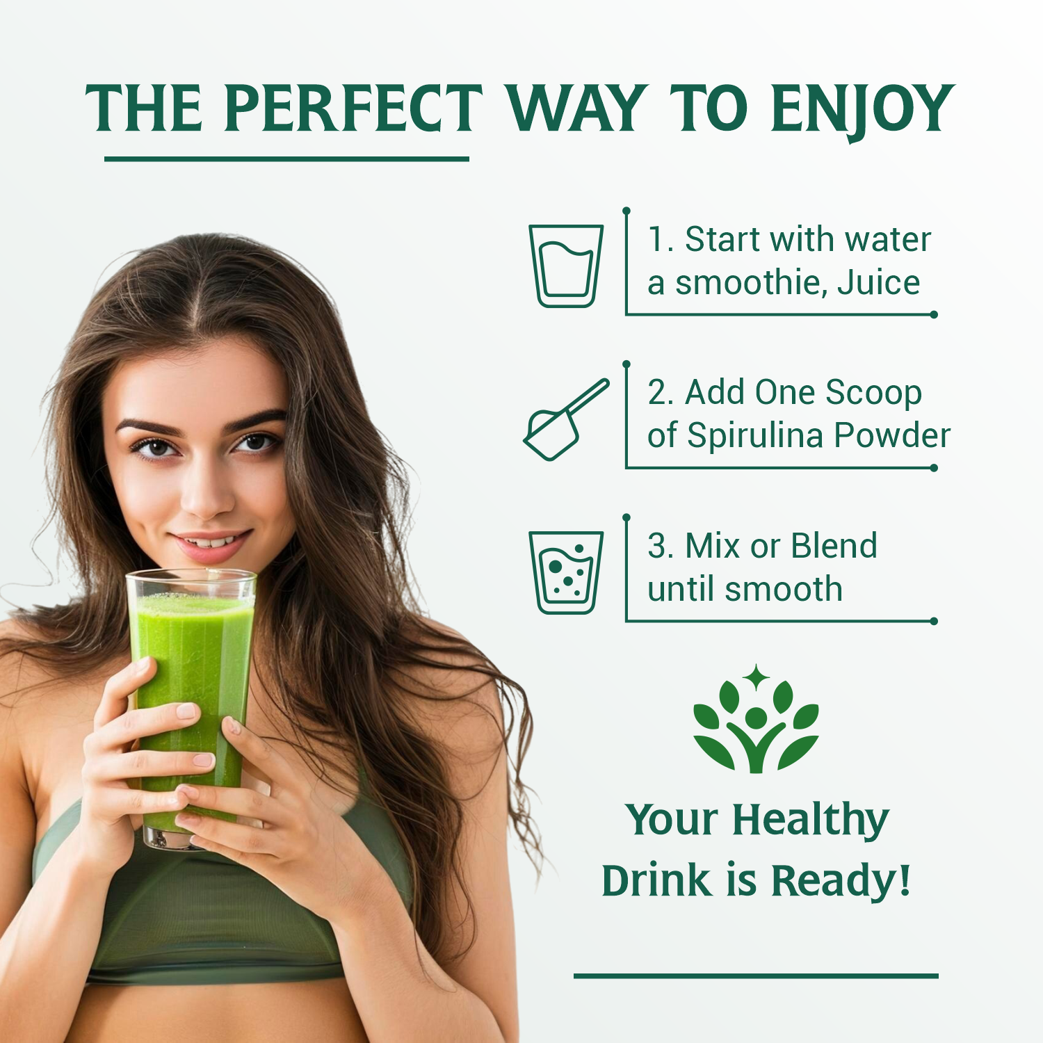 Spirulina Powder | 100% Pure Green Superfood | SRP Nutritional - Image 4