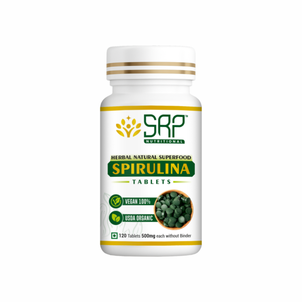 Spirulina Tablets | 100% Pure & Lab Tested | SRP Nutritional
