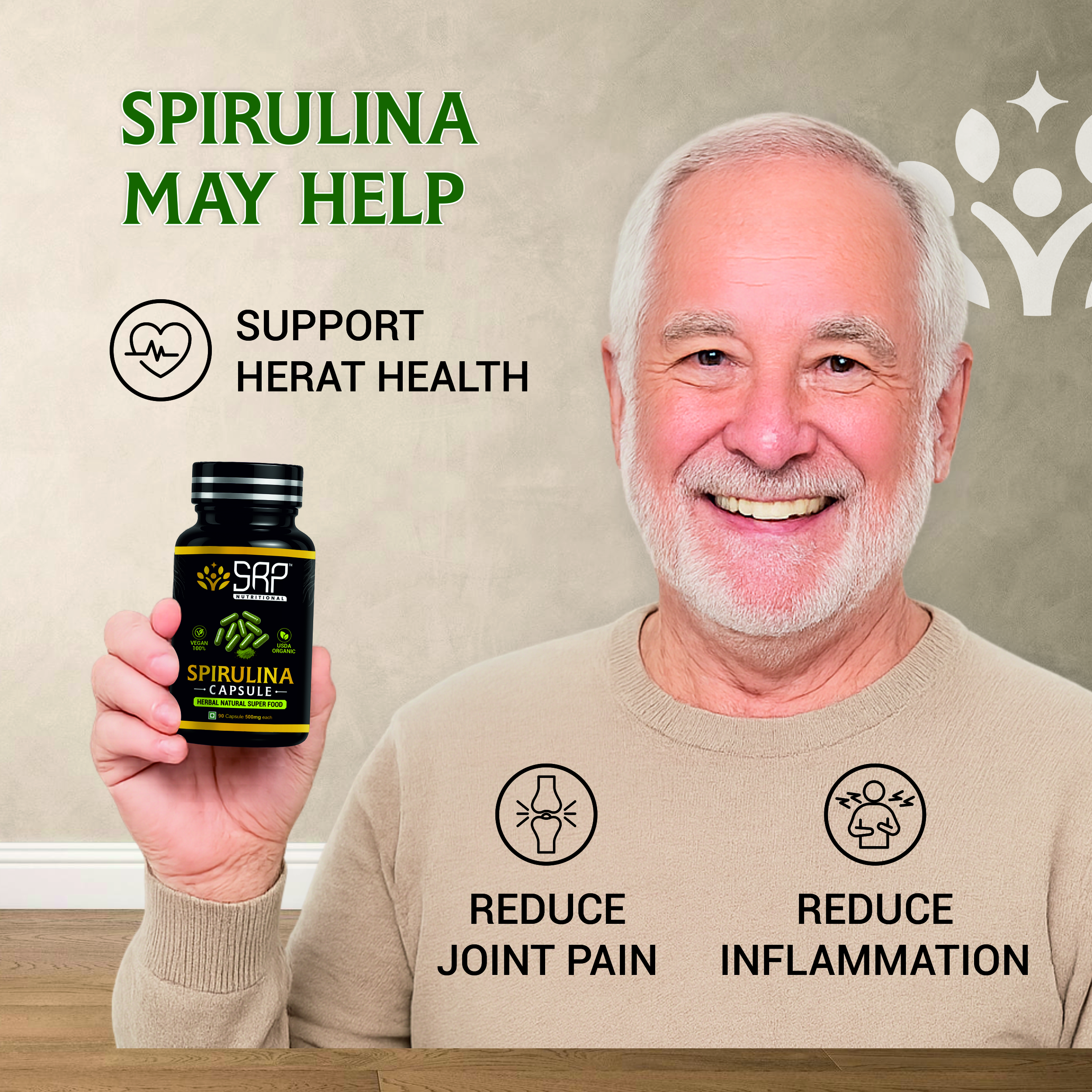 Spirulina Capsules | Original Green Superfood | SRP Nutritional - Image 3