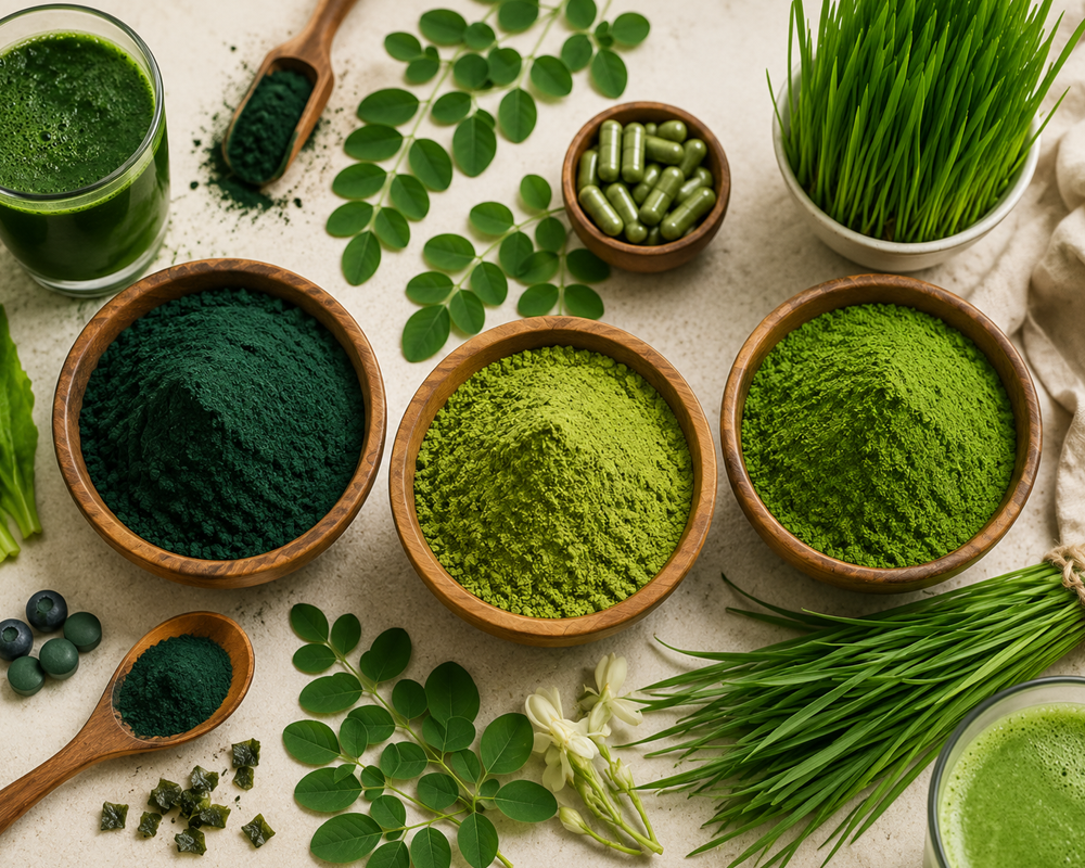 Spirulina vs Moringa vs Wheatgrass: Which Superfood Powder Is Right for You?